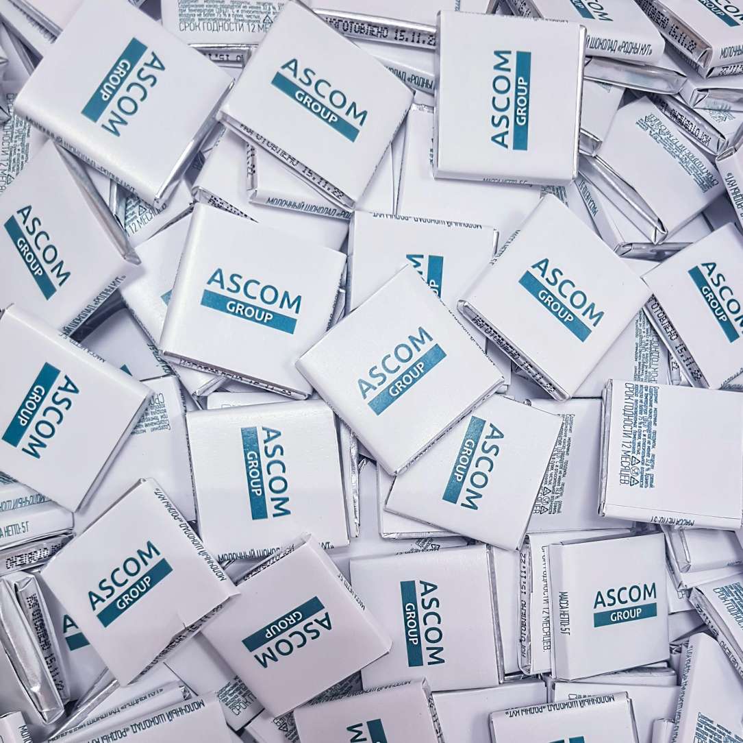 брендированный шоколад