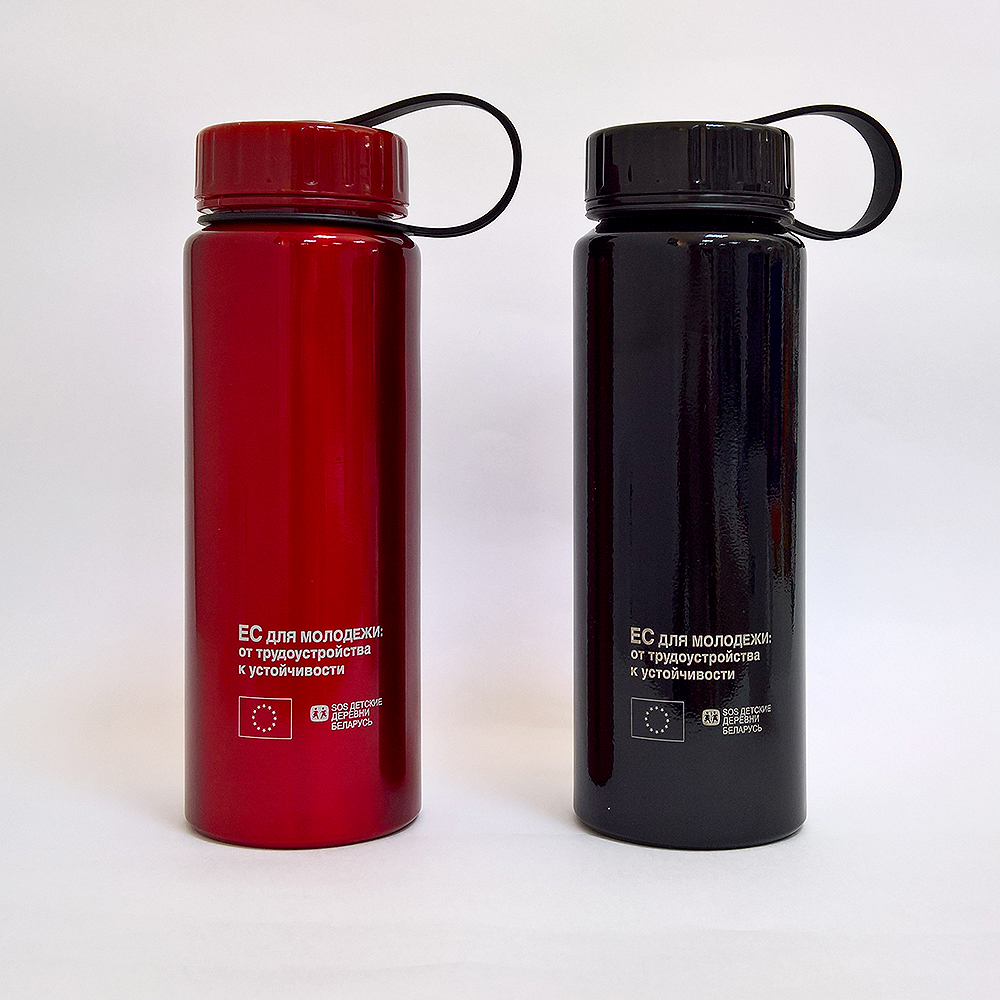 бутылка металлическая для воды