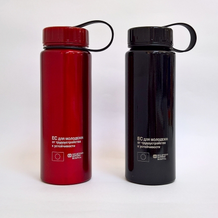 бутылка металлическая для воды