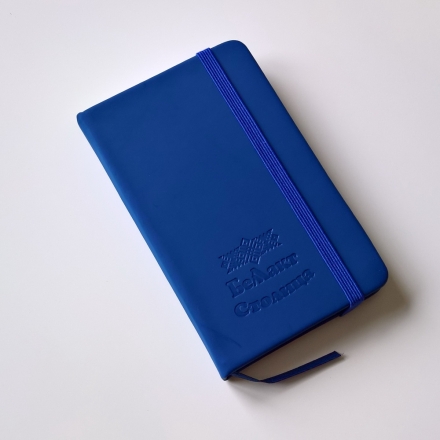 блокнот с логотипом